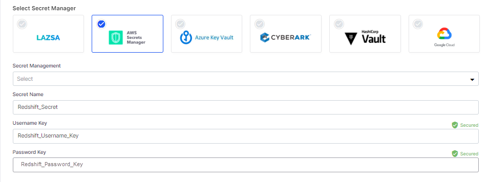 RDBMS_Redshift_NoOrch_AWS_Secrets_Manager