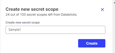 Databricks Scope Configure Databricks Connection Details