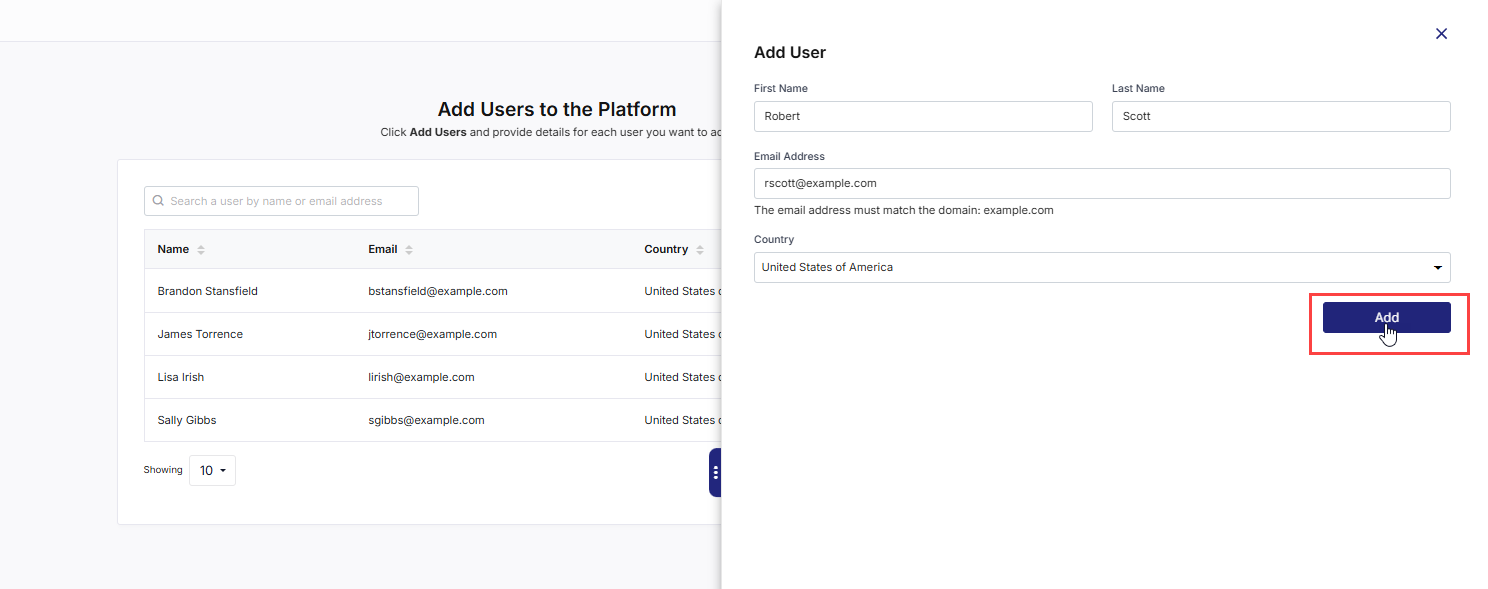 SAML SSO: Adding users to platform tenant