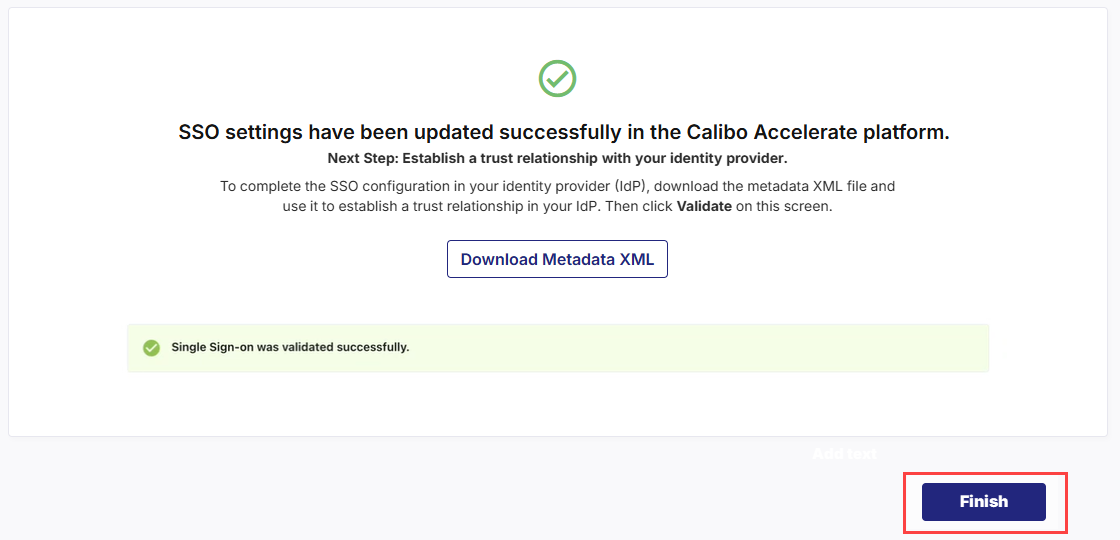 Click Finish to complete configuration in F24H Wizard